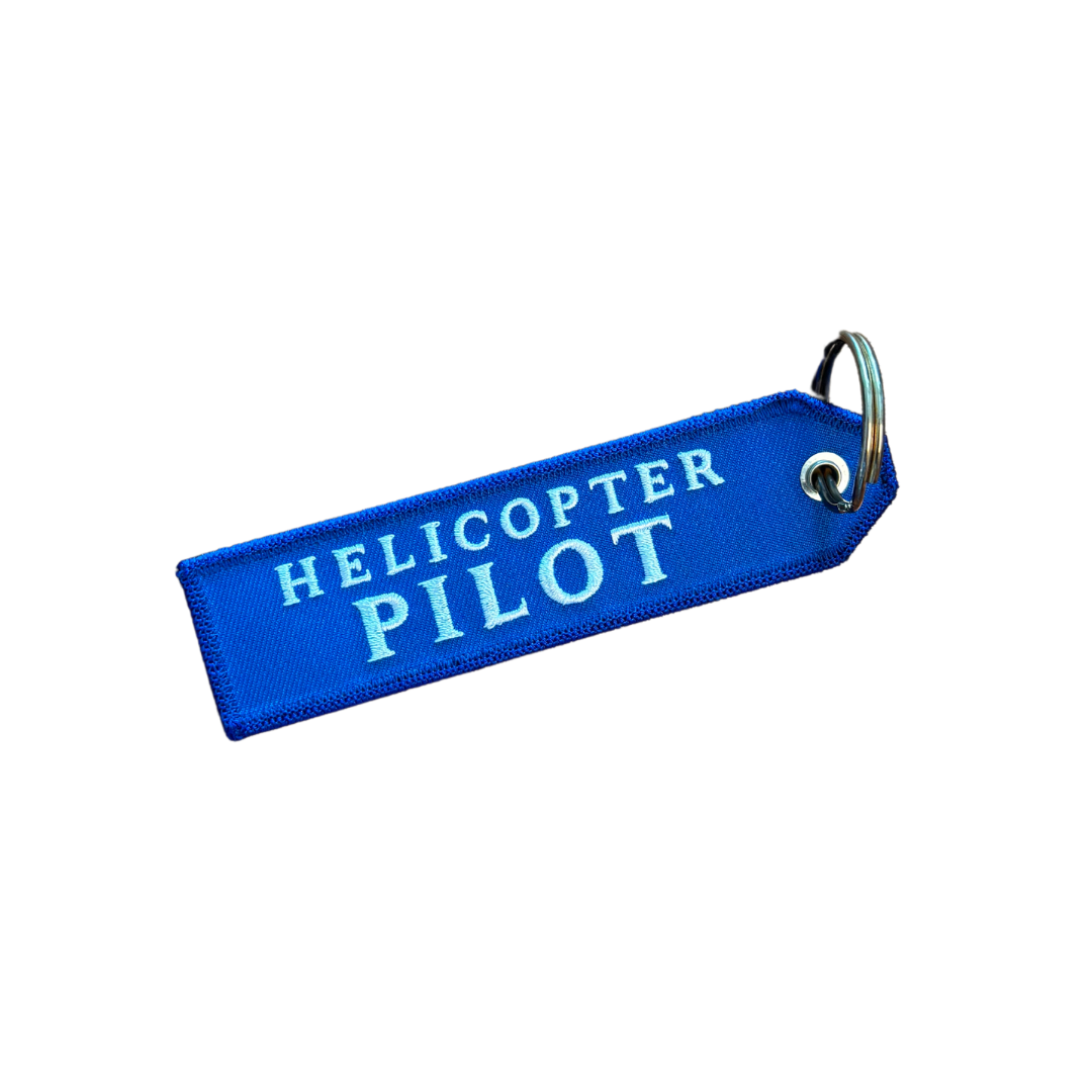 Helicopter Pilot Keychain