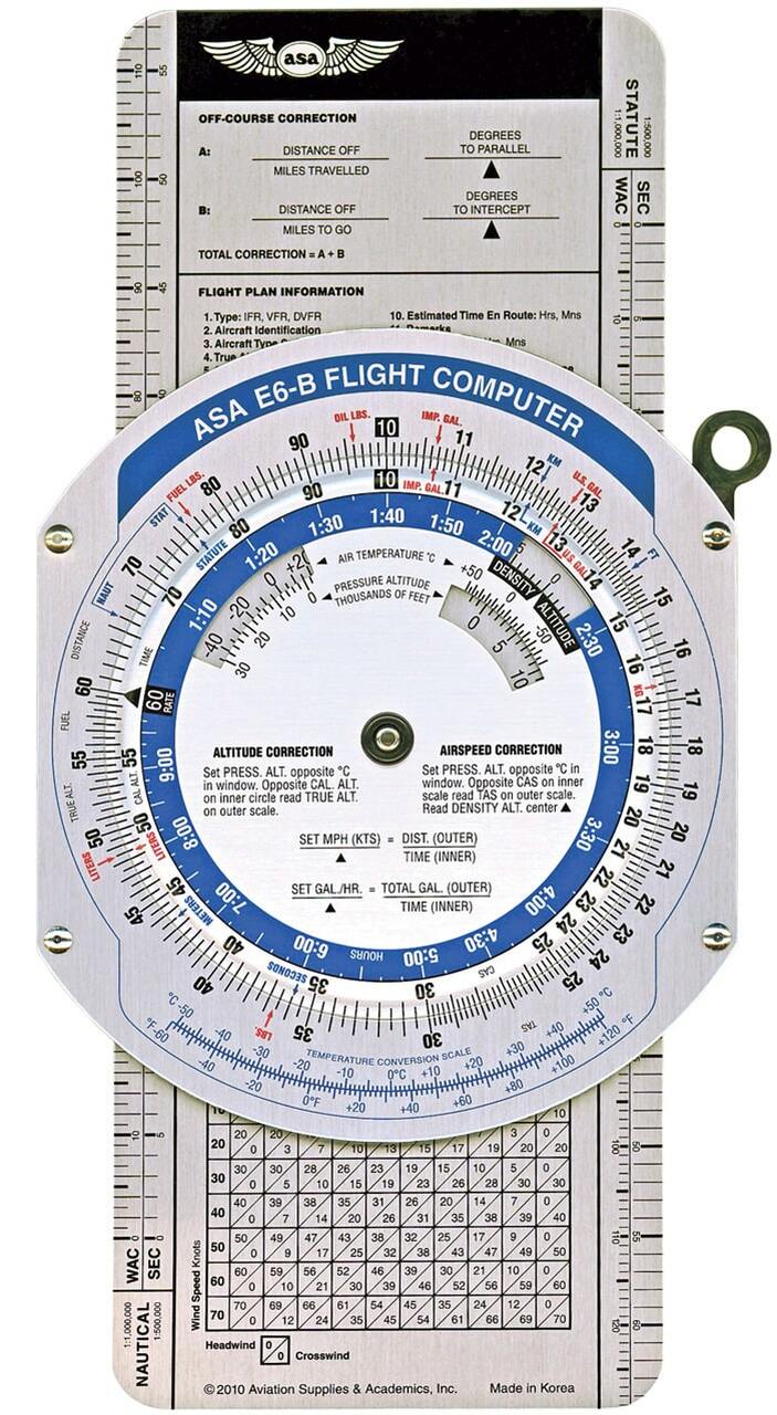 Color E6B Flight Computer