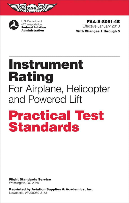 Instrument Rating Practical Test Standards