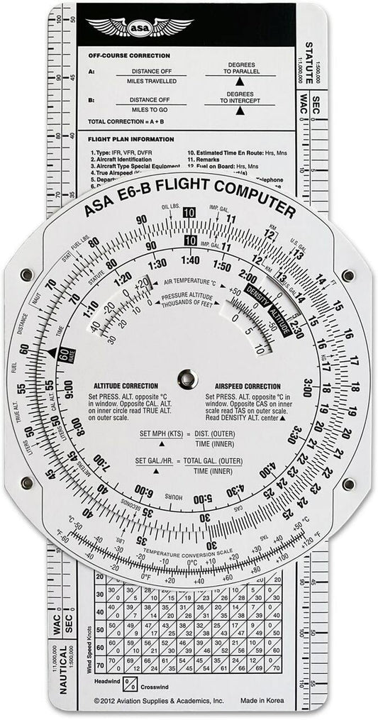 Paper E6B Flight Computer
