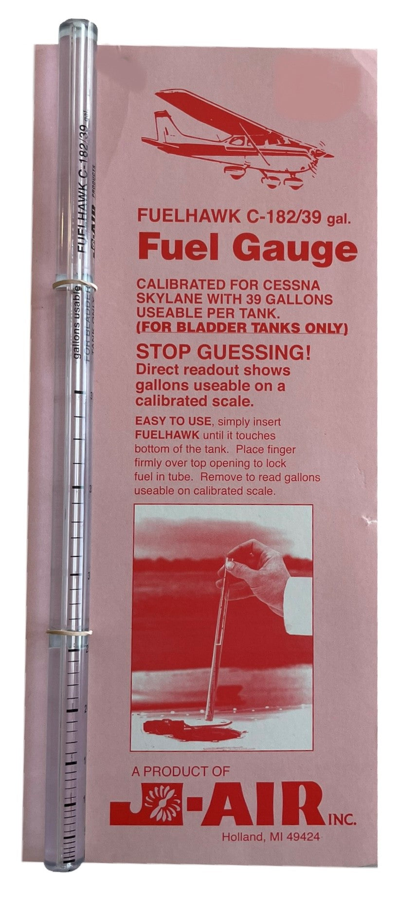 Fuel Gauge C182/39 gal.